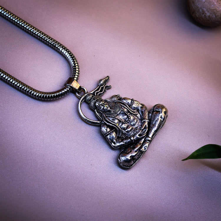 Meditating Hanuman Ji Pendant (Blessing & Protection)