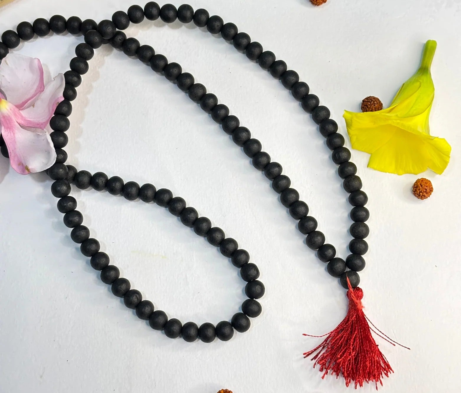 Original Karungali Malai 108 Beads Ebony Wood - Certified