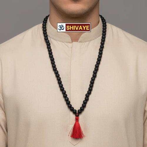 Original Karungali Malai 108 Beads Ebony Wood - Certified