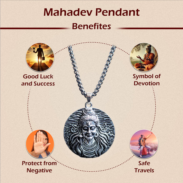 Mahadev Pendant (Blessing & Protection)
