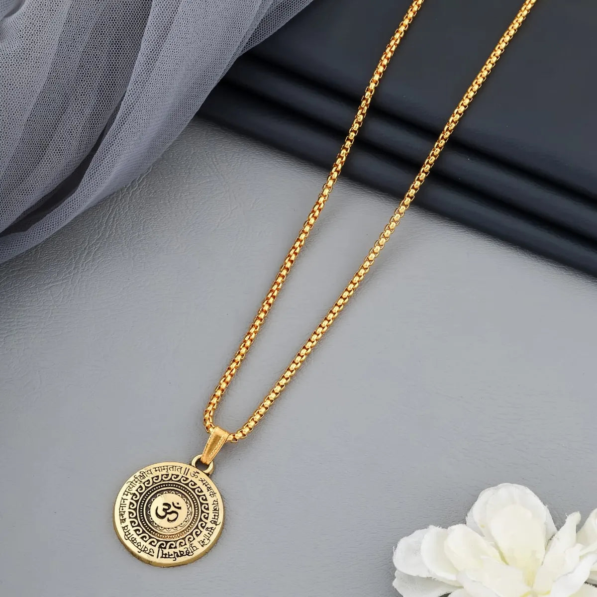 Om Mahamrityunjaya Mantra Pendant (Blessing & Protection)
