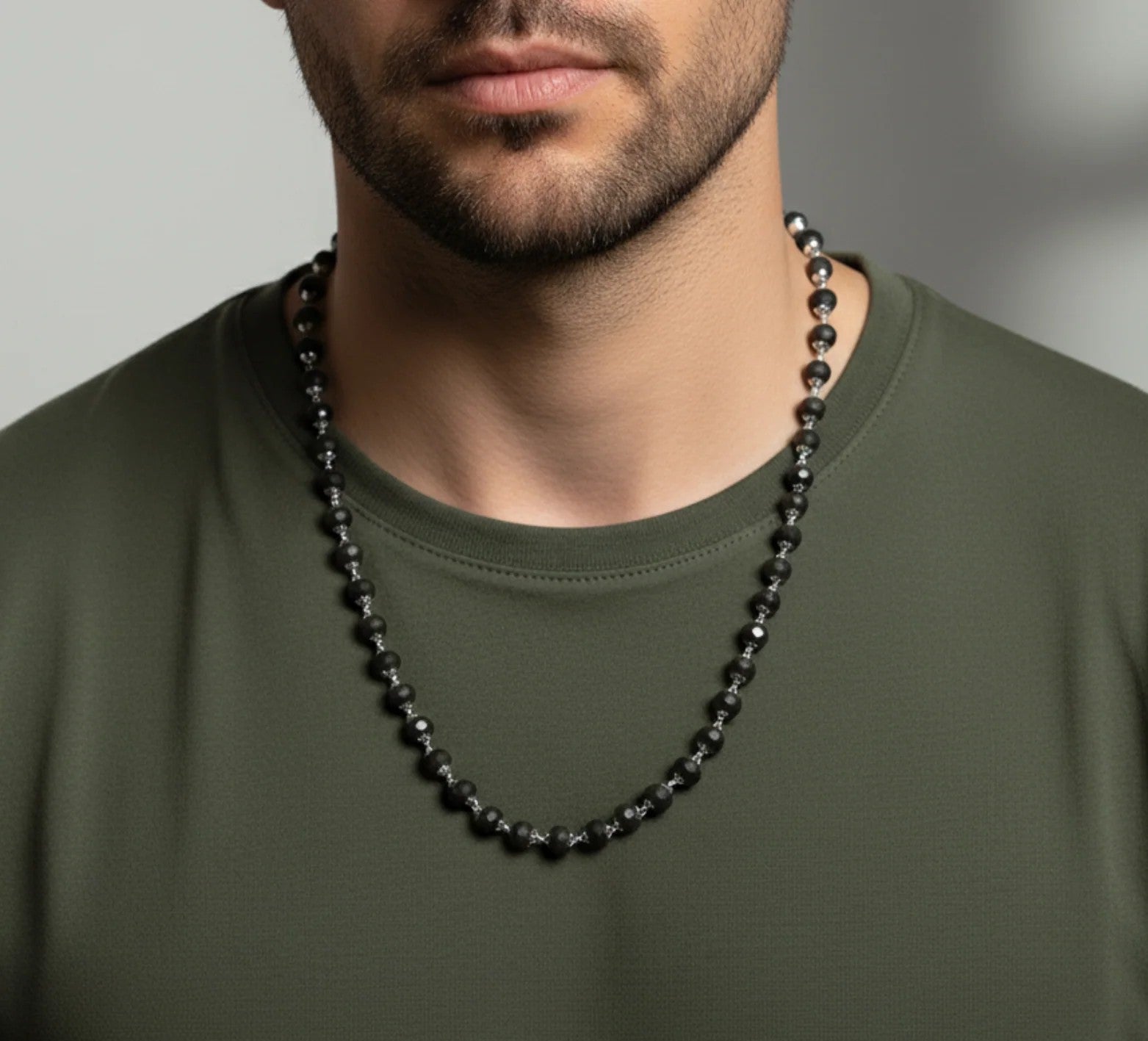 Karungali Silver Cap Malai - Certified