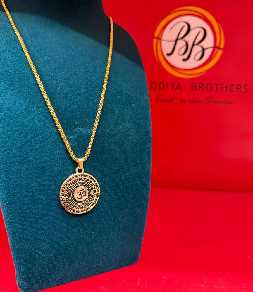 Om Mahamrityunjaya Mantra Pendant (Blessing & Protection)