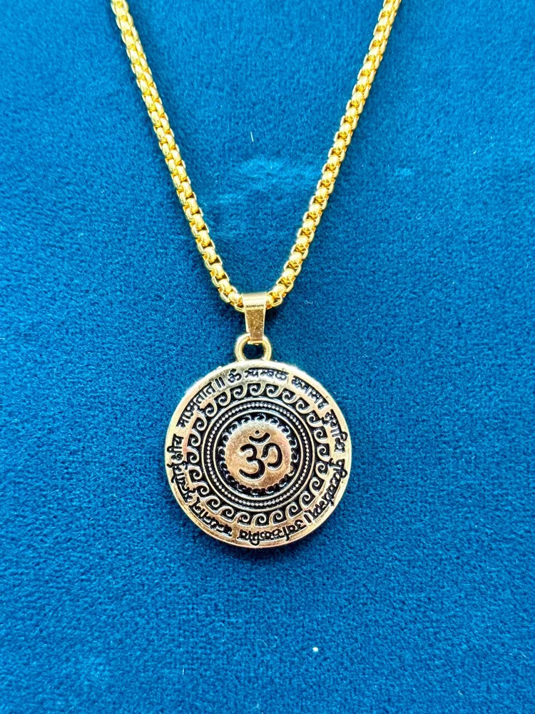 Om Mahamrityunjaya Mantra Pendant (Blessing & Protection)