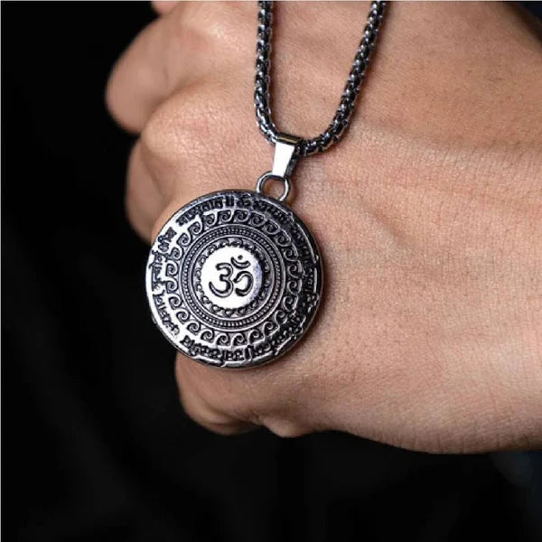 Om Mahamrityunjaya Mantra Pendant (Blessing & Protection)
